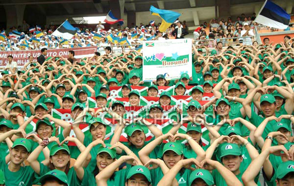 "WE♡Burundi" 부룬디 선수들을 향한 서포터즈의 하나 된 외침.